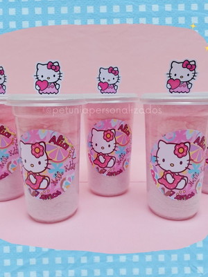 Algodão doce - hello kitty