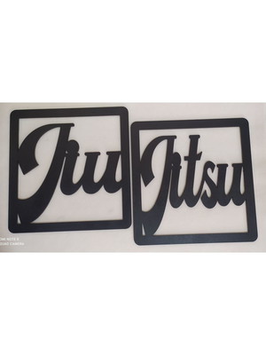 Kit com 2 quadros jiu jitsu.