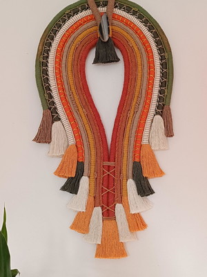 Cocar macrame