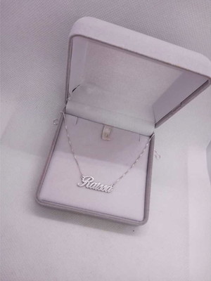 Colar nome personalizado- prata 925, veneziana