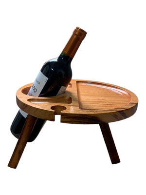Petisqueira com porta vinhos