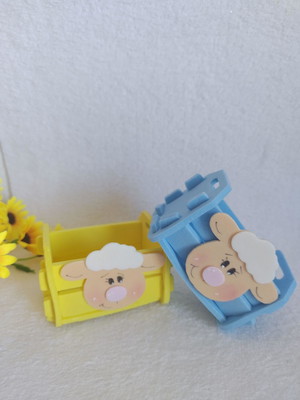 Mini caixote fazendinha ( 4x6 cm)