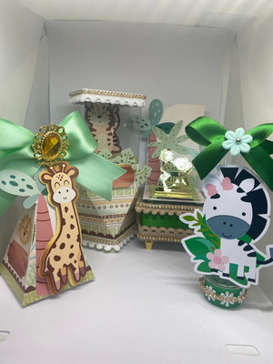 Kit 48 peças personalizadas safari super luxo 2