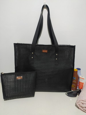 Bolsa de praia grande mônaco + necessaire