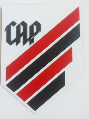 Simbolo do time do atletico paranaense em mdf (3d)