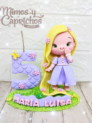 Topo personalizado rapunzel