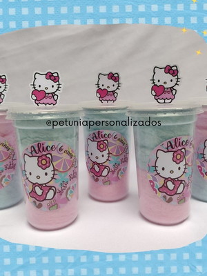 Algodão doce - hello kitty