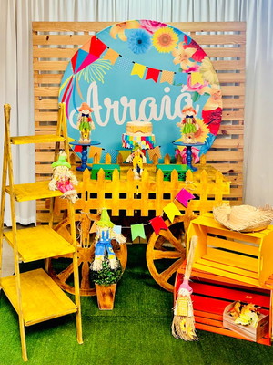 Aluguel decoração festa junina / julina "pegue e monte"