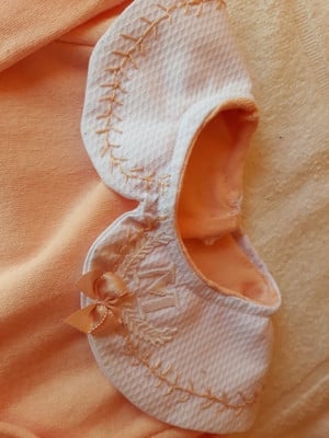 Body bordado bebê personalizado com cardigan