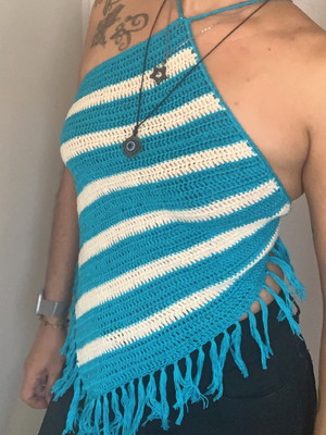 Blusa de crochê - mod 16