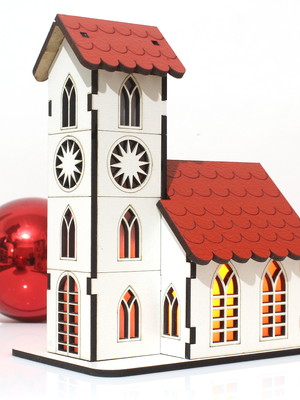 8 igrejinhas em mdf com 21 cm de altura miniatura personaliz