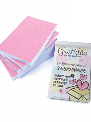 Kit de blocos de agradecimento ao cliente
