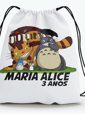 Lembrancinha meu amigo totoro mochilinha totoro