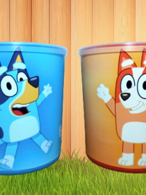 Kit com 15 latas tipo ninho bluey(vazio)
