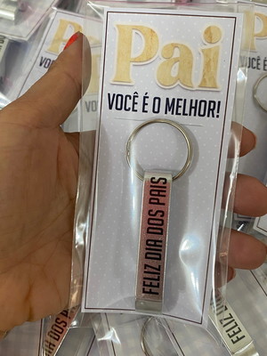 Chaveiro abridor de garrafa brinde dia dos pais