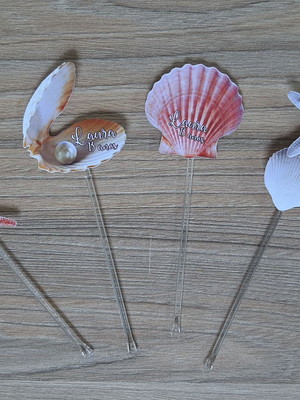 Kit 20 topper para docinhos mar