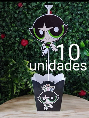 15 cachepo docinho centro de mesa meninas super poderosas