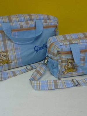 Jogo bolsas maternidade grande e pequena
