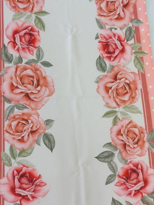 Trilho de mesa floral salmão