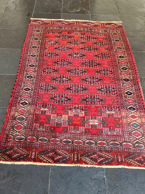 Antigo tapete oriental bokhara yomud - 1,89 x 1,27