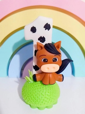 Vela personalizada fazendinha