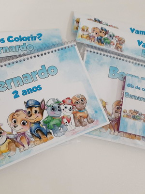 Kit de colorir patrulha canina