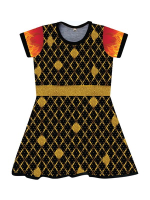 Vestido infantil faísca