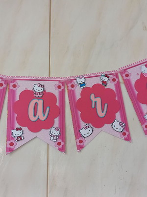 Bandeirola hello kitty