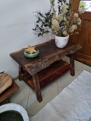 Mesa de centro rústica