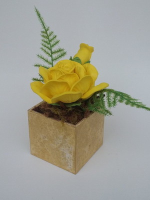 Mini arranjo com flores