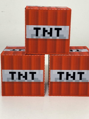 Caixa cubo tnt