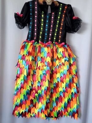 Vestido bandeirinhas festa junina