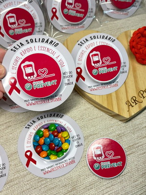 Card latinha - doação sangue