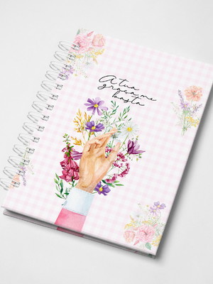 Caderno pautado a tua graça me basta com versículos bíblicos