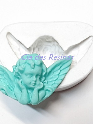 Molde forma de silicone de sacra anjo n. 07