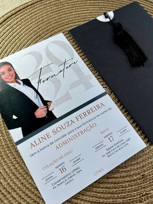 Convite de formatura produzimos para qualquer curso