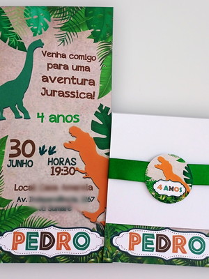 Convite dinossauro