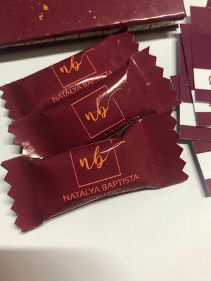 100 balas personalizadas
