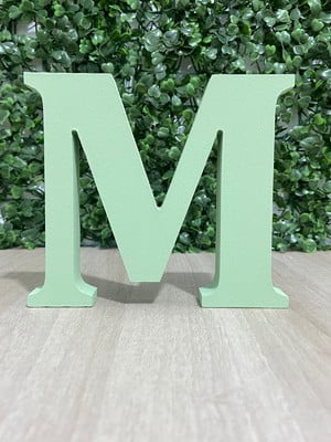 Letra mdf 15 cm altura