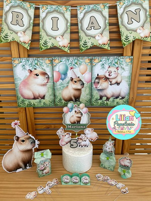 Kit festa capivara