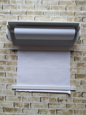 Suporte rolo de desenho mdf pintado