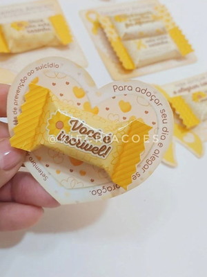 Card com balinha- setembro amarelo