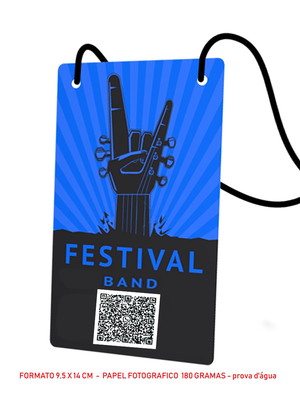 Credencial personalizada para eventos