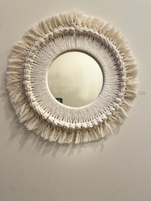 Espelho macrame