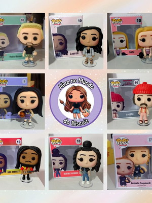 Bonecos funko pop personalizados com caixa em biscuit