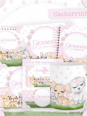 Arquivo digital - kit maternidade - cachorrinhas