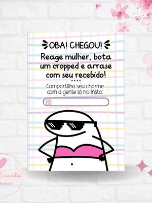 Cartão agradecimento flork