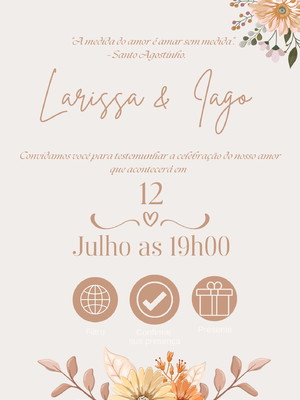Convite curto digital não personalizável - parte 2