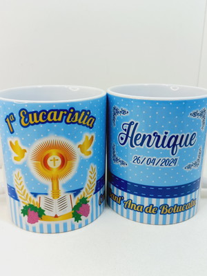Caneca eucaristia personalizada