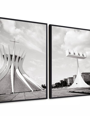 Composição de quadros catedral de brasília